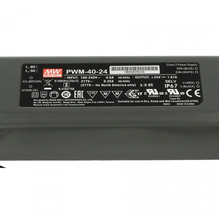 Alimentatore Led Dimmerabile 40W 24V 