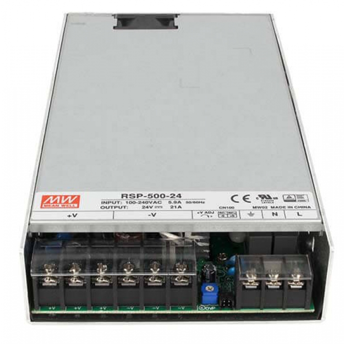 Alimentatore CV Trasformatore 500W 24V 21A
