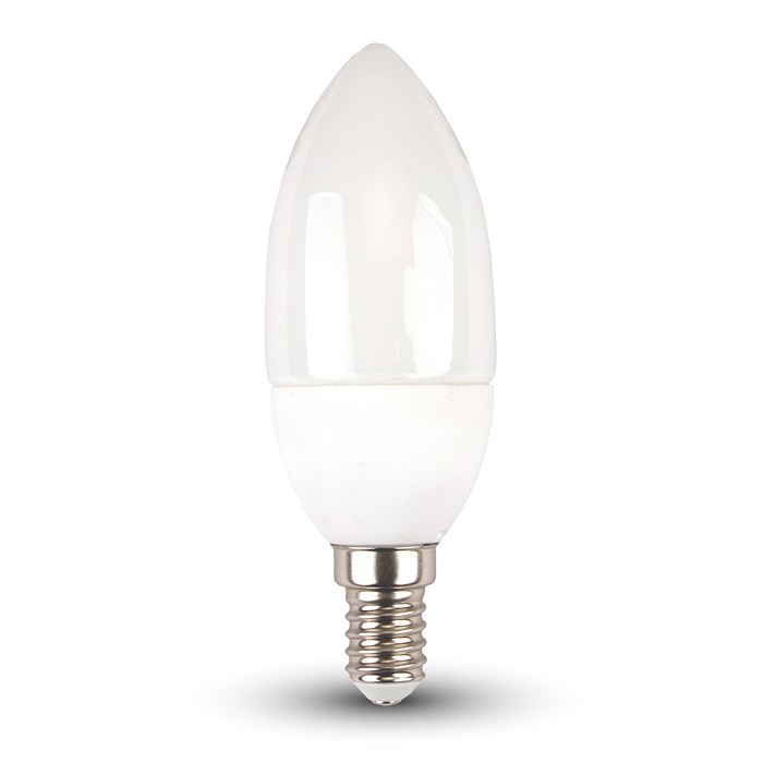 Lampadina a LED 3.5W E14 Candle Controllo luminosita' RF attenuabile RGB + 6400K