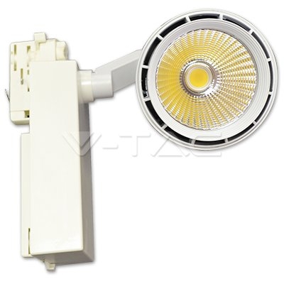 33W LED Track Light White Body 4000K