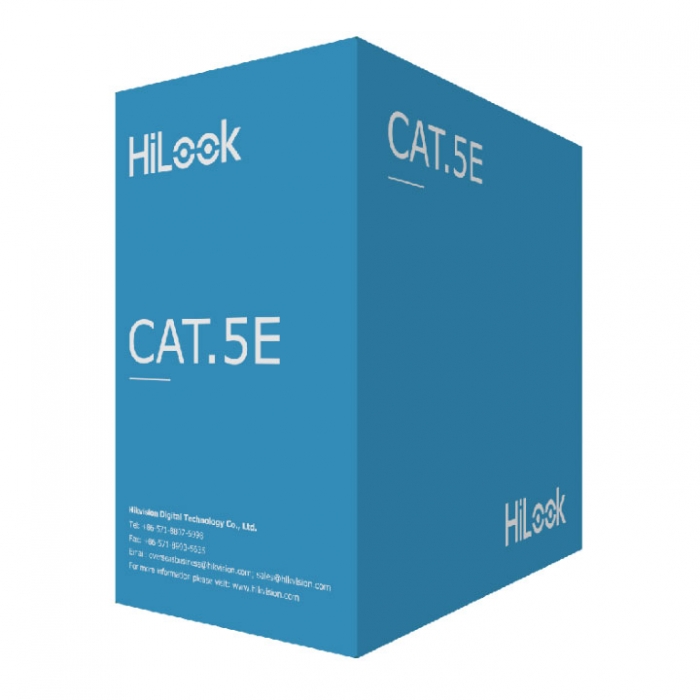 CAT5E, 0.5mm, 305m, CCA, transmission distance upto 85m, CPR certificate, gray