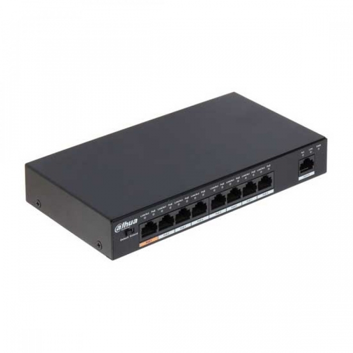 Switch di rete industriale 7 Porte PoE + 1 Porta Hi-PoE + 1 Porta 10/100Mbps 96W