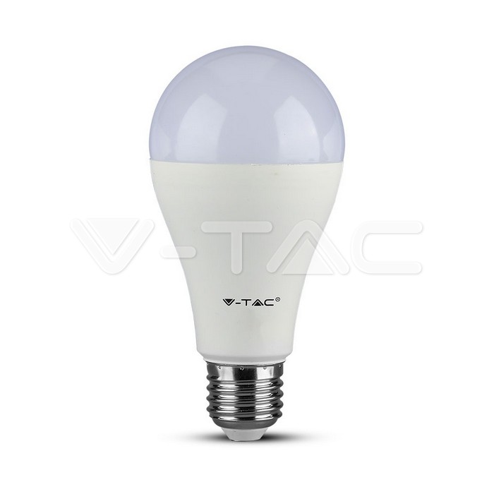 LED Lampadina SAMSUNG Chip 15W E27 A65 Plastica Luce Bianco Naturale