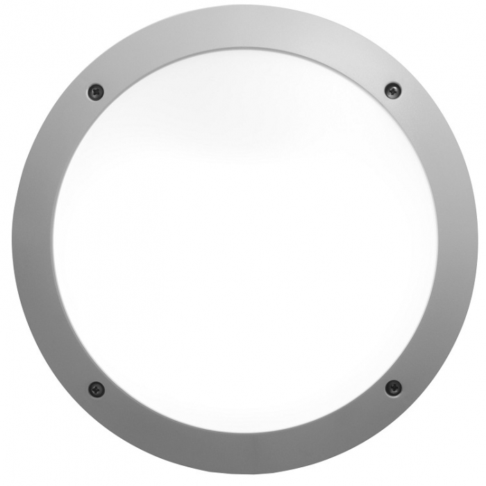 Plafoniera Rotonda Fumagalli Lucia Grigio Opale E27: IP66, Resistente E Adatta A Parete, Soffitto E Palo