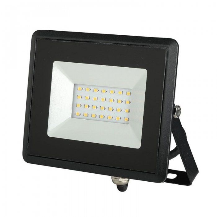20W LED Floodlight SMD G2 E-Series Black Body 4000K