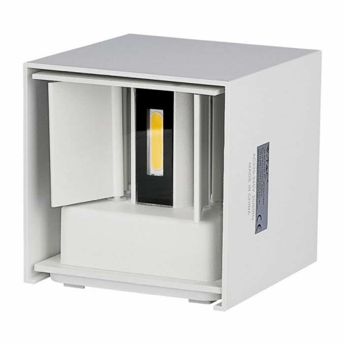 5W Wall Lamp With Bridglux Chip White Body Square IP65 3000K