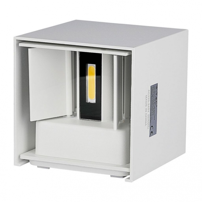 5W Wall Lamp With Bridglux Chip White Body Square IP65 4000K