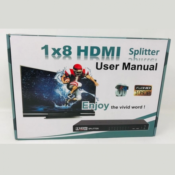 HDMI Splitter 8 Porte 1080p 3D