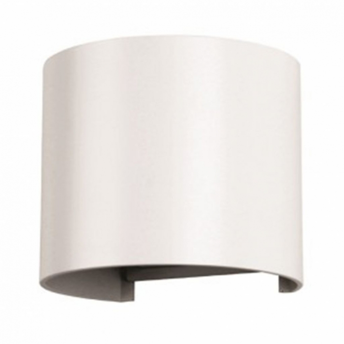 6W Wall Lamp Bridglux Chip White Body Round IP65 4000K