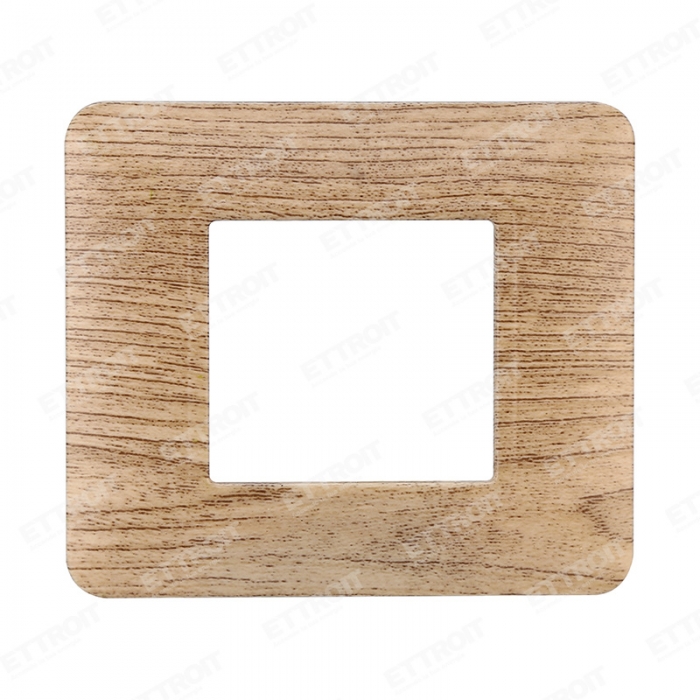 PLACCA PLASTICA 2P LEGNO CHIARO