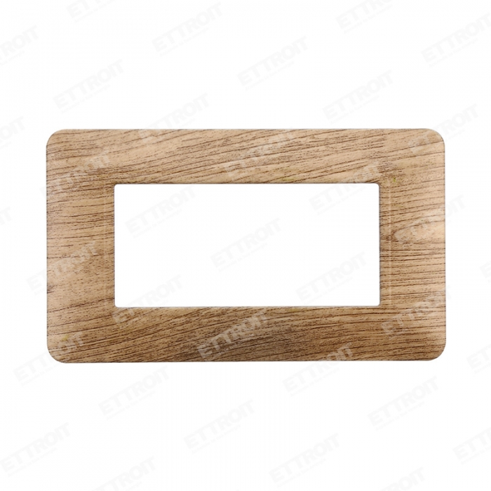 PLACCA PLASTICA 4P LEGNO CHIARO