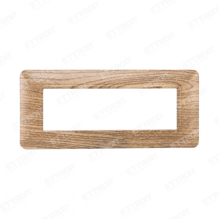 PLACCA PLASTICA 6P LEGNO CHIARO