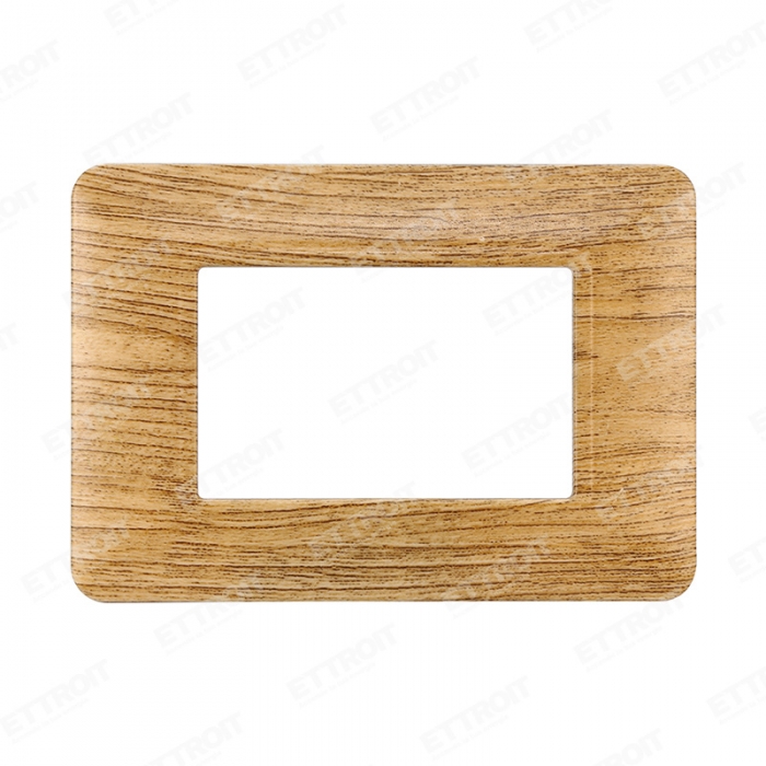 PLACCA PLASTICA 3P LEGNO SCURO