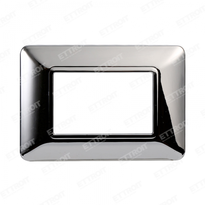PLACCA PLASTICA 3P CROMATO LUCIDO