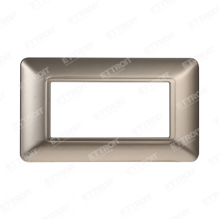 PLACCA PLASTICA 4P TITANIO