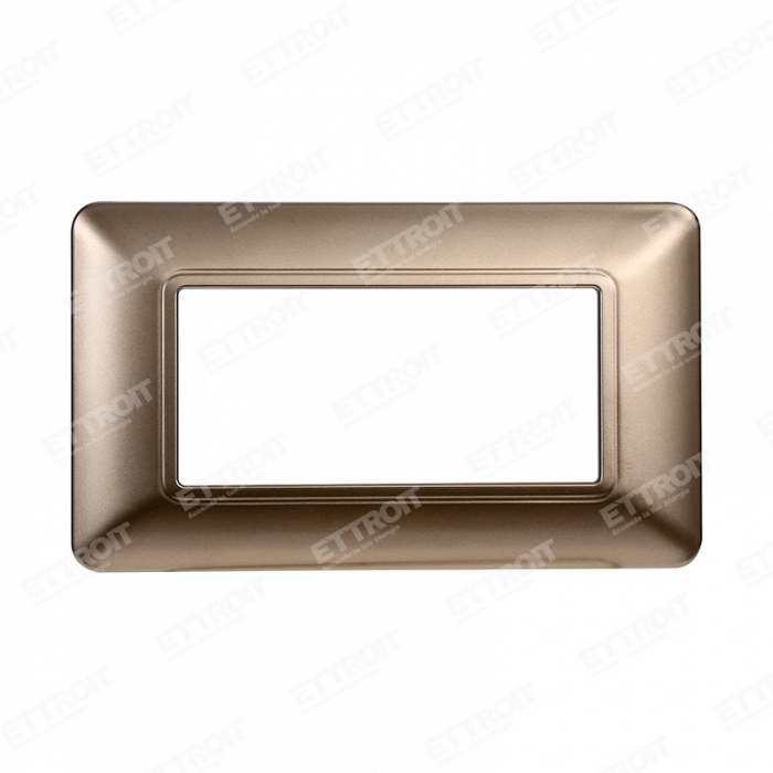 PLACCA PLASTICA 4P BRONZO