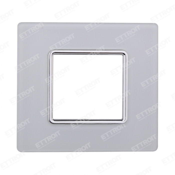 PLACCA VETRO 2P BIANCO