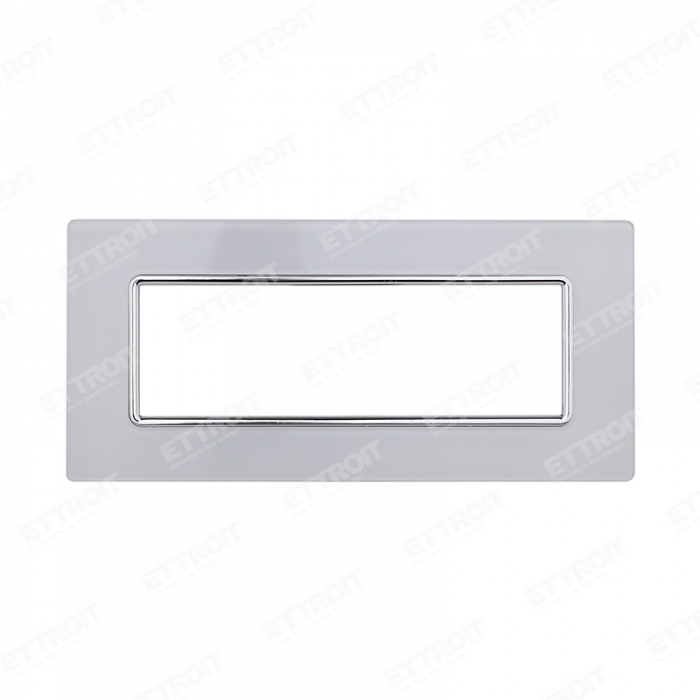 PLACCA VETRO 6P BIANCO
