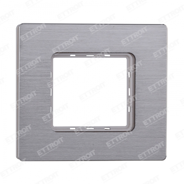 PLACCA ALLUMINIO 2P SILVER LUCIDO