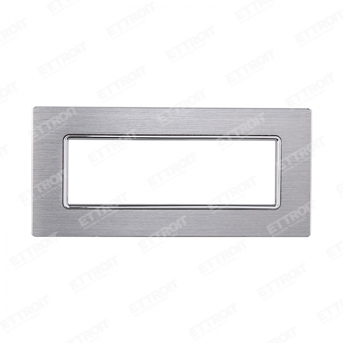 PLACCA ALLUMINIO 6P SILVER LUCIDO