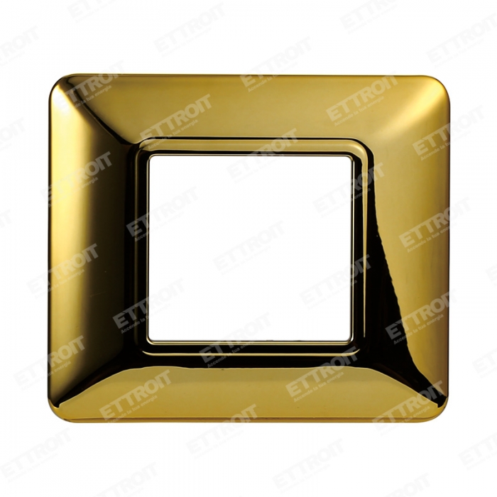 PLACCA PLASTICA 2P ORO LUCIDO