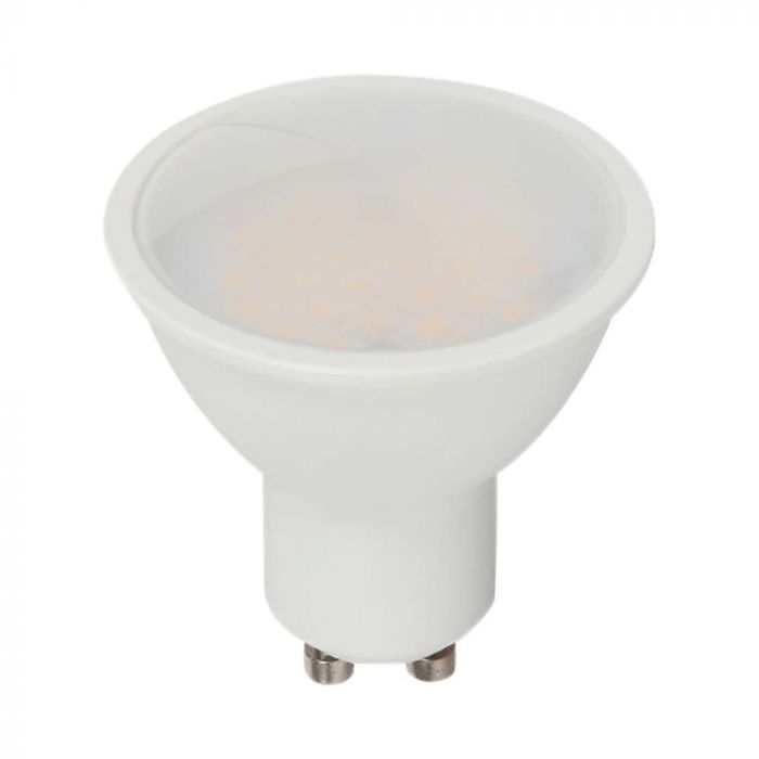 LED Spot 2.9W GU10 SMD White Plastic Milky Cover 4000K
