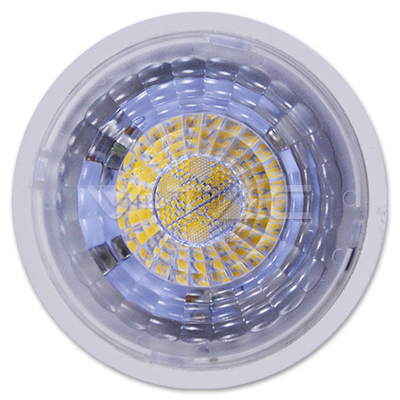 LED Spotlight - 7W GU10 Plastic With Lens 2700K Dimmable 38°