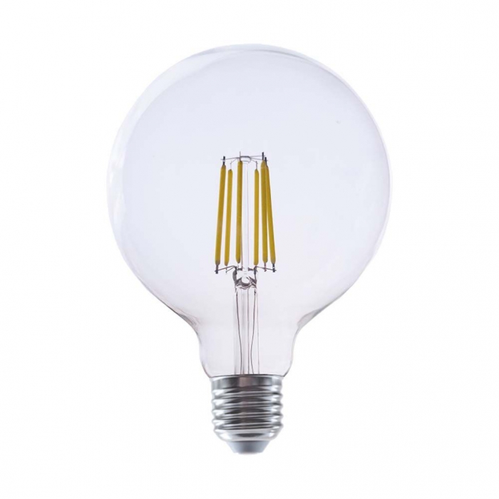 LED Bulb - 4W  Filament E27 G125 Clear Cover 3000K