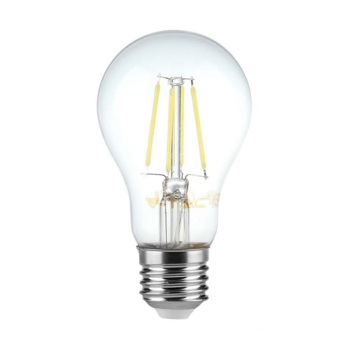 8W Filament E27 A60 Dimmable Clear Cover 3000K