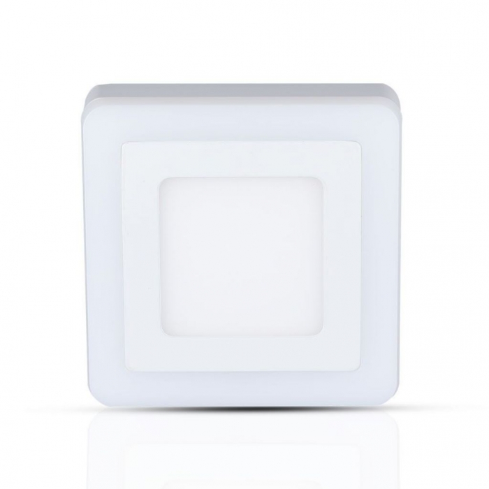 12W+3W Pannello LED montato superficie Quadrato Bianco naturale