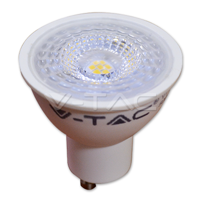 LED Spotlight - 7W GU10 Plastic With Lens 2700K 110°