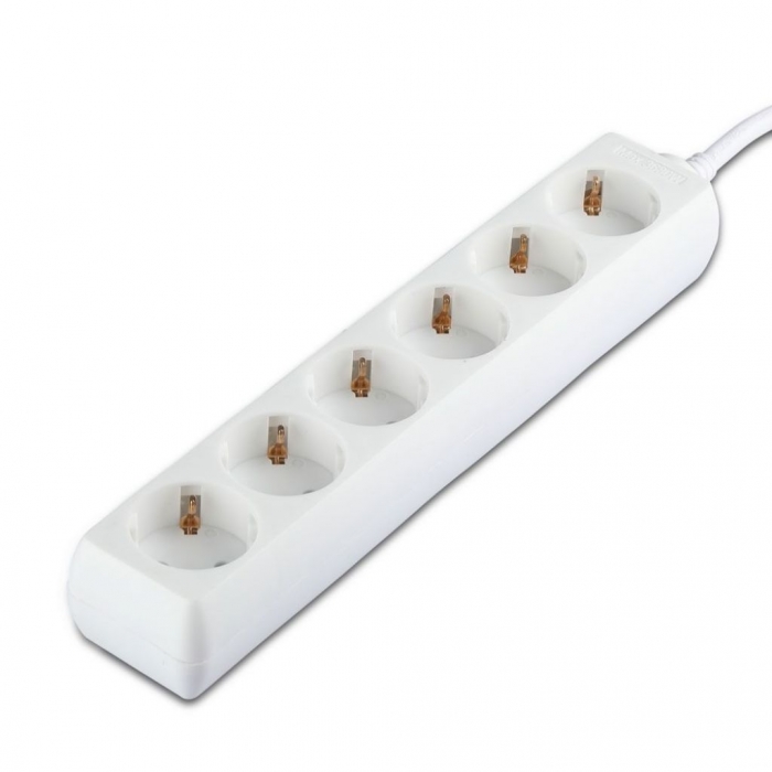 6 Ways Socket Cable 1.5m