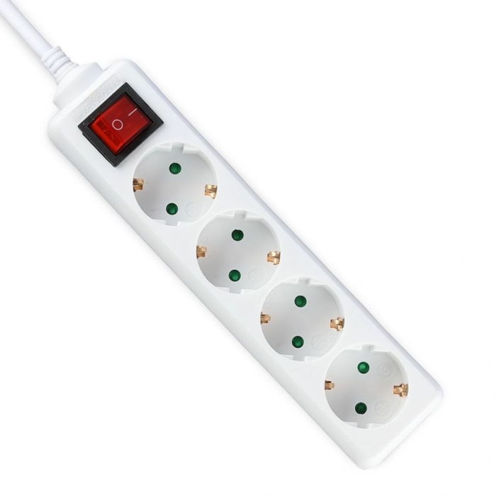 4 Ways Socket Switch Cable 5m