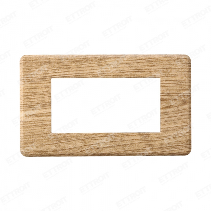 PLACCA SLIM 4P LEGNO SCURO