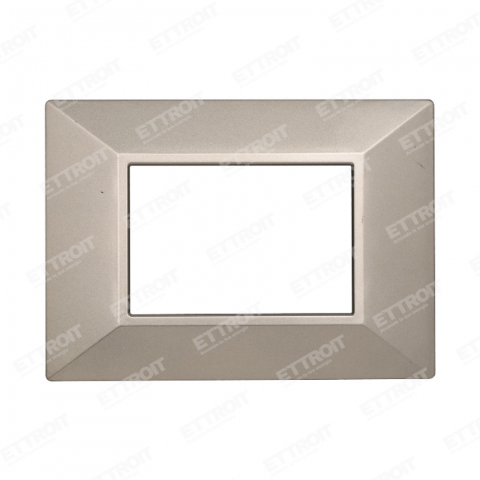 PLACCA PIRAMIDE 3P TITANIO