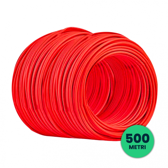 Cavo Solare Fotovoltaico 4 mmq Unipolare Colore Rosso 