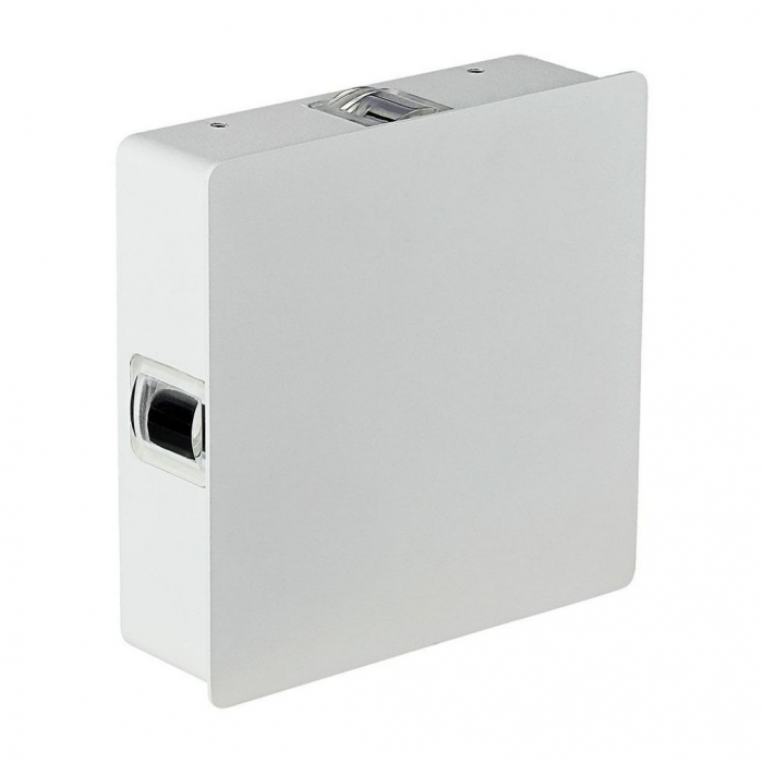 4W LED Wall Light White  Square 