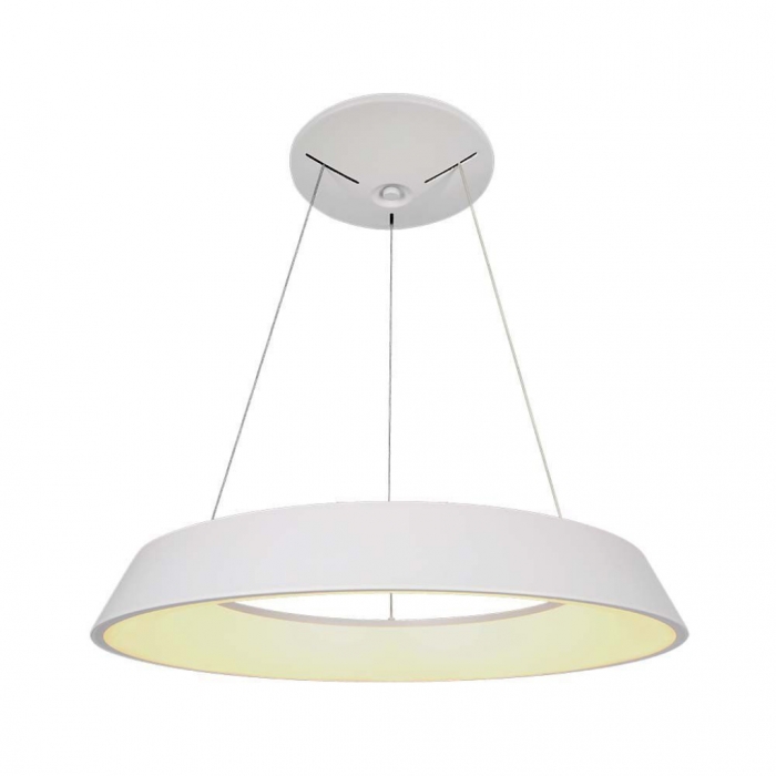 Lampadario LED a Sospensione Circolare Dimerabile 