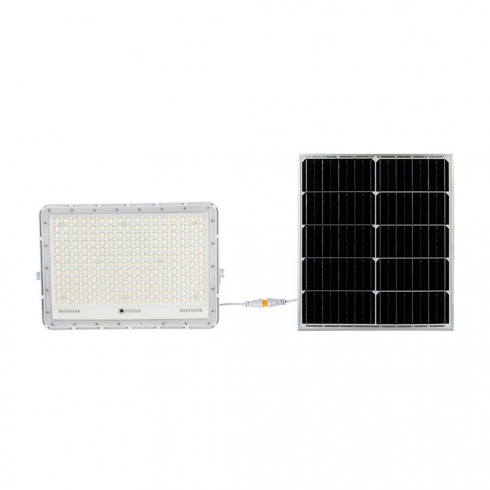Faro LED con Telecomando e Pannello Solare 30W Batteria sostituibile Cavo da 3m 
