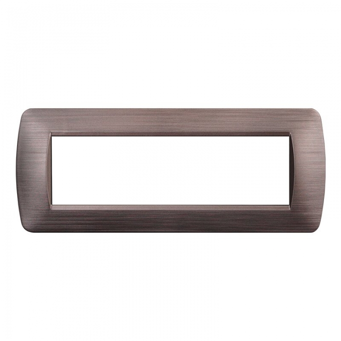 PLACCA 7P BRONZO SATINATO