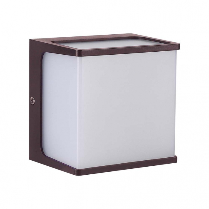 Lampada LED da Muro a Lanterna 8W Classica Colore Marrone 3000K IP65