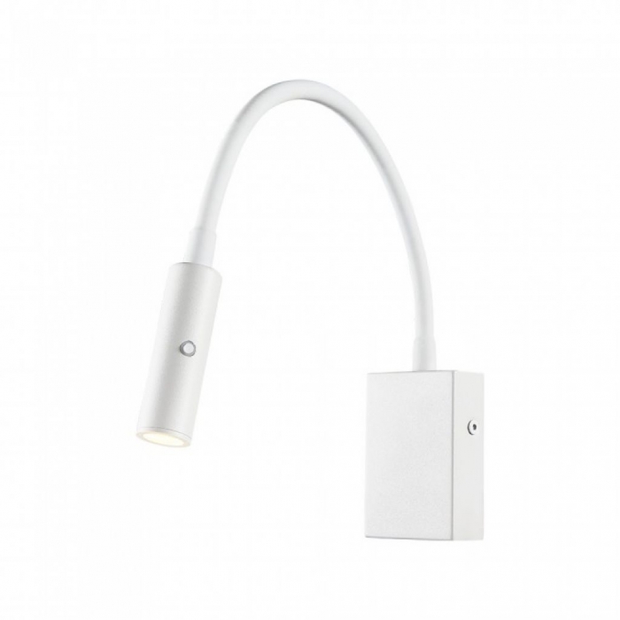 Applique da Hotel per Lettura LED 3W Colore Bianco
