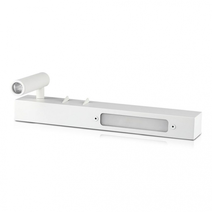 Applique da Hotel per Lettura con 2 LED 3W e 6W Colore Bianco