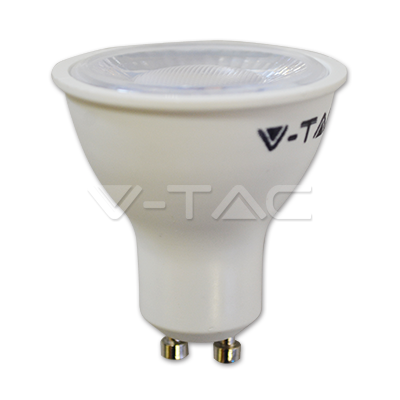 Lampadina LED faretto 8W GU10 SMD Plastica con Lenti 38gradi Bianco caldo