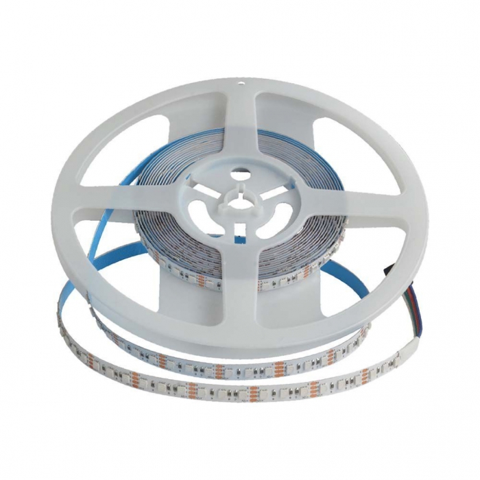 Strip LED SMD3535 120 LED/m 12W/m Doppio PCB 5m 24V RGB IP20 8mm