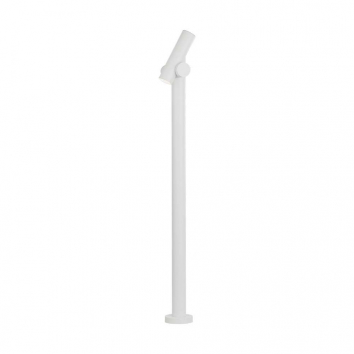  Faretto LED Doppio bidirezionale da Terra 2X2,6W Colore Bianco 129x159x1000mm 3000K IP44