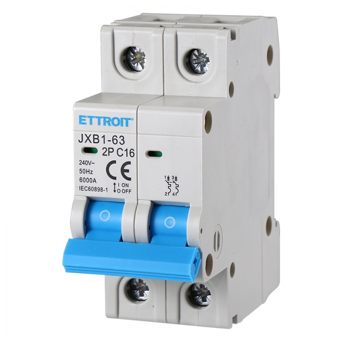 Interruttore Magnetotermico 2P 16A 220V 6KA