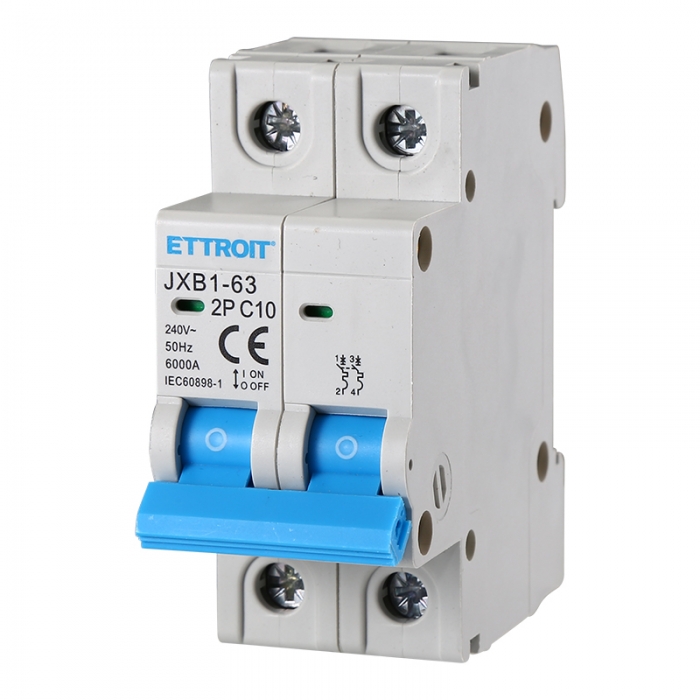 Interruttore Magnetotermico 2P 10A 220V 6KA