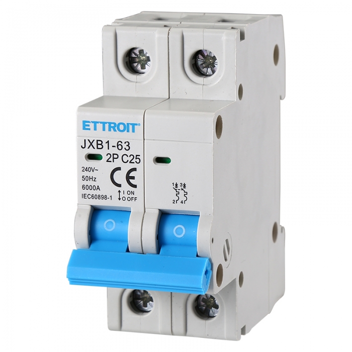 Interruttore Magnetotermico 2P 25A 220V 6KA