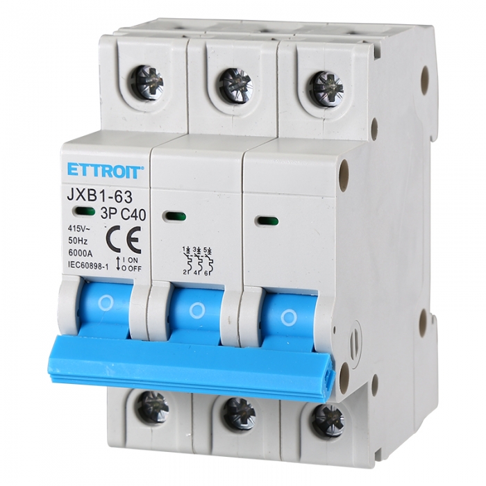 Interruttore Magnetotermico 3P 40A 380V 6KA
